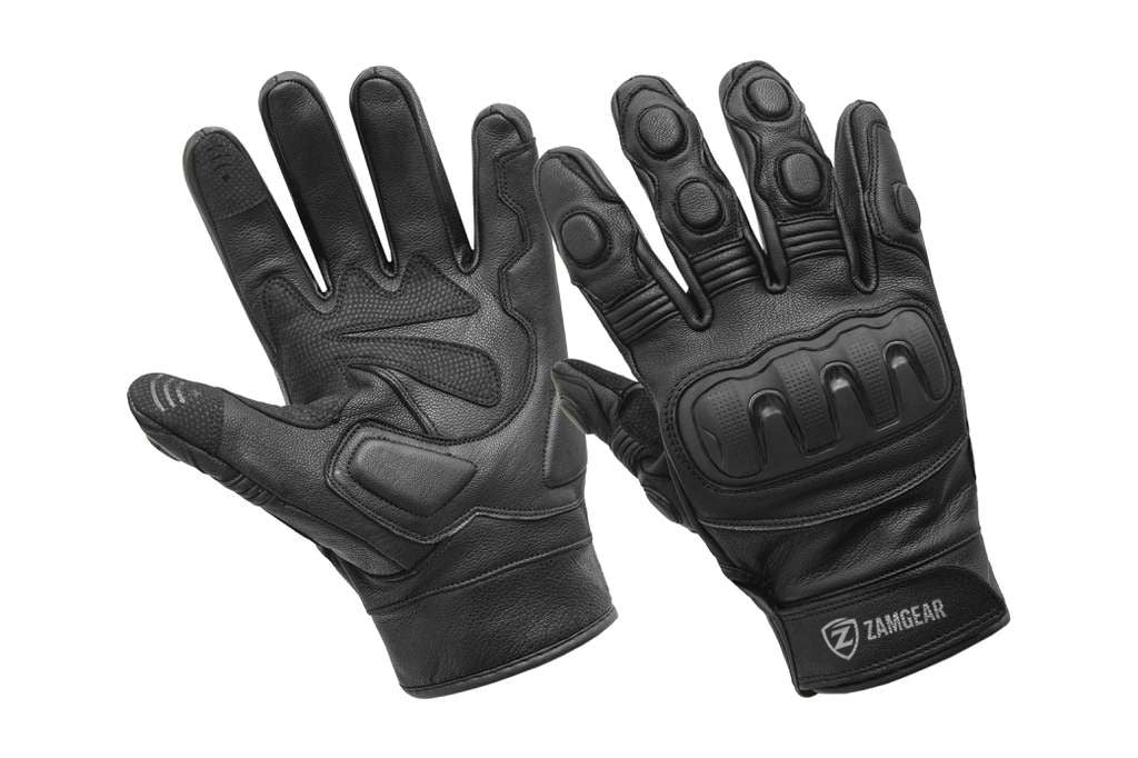Motorcycle Gloves Racing Touchscreen Leather Knuckles Armored Riding Biker Gloves