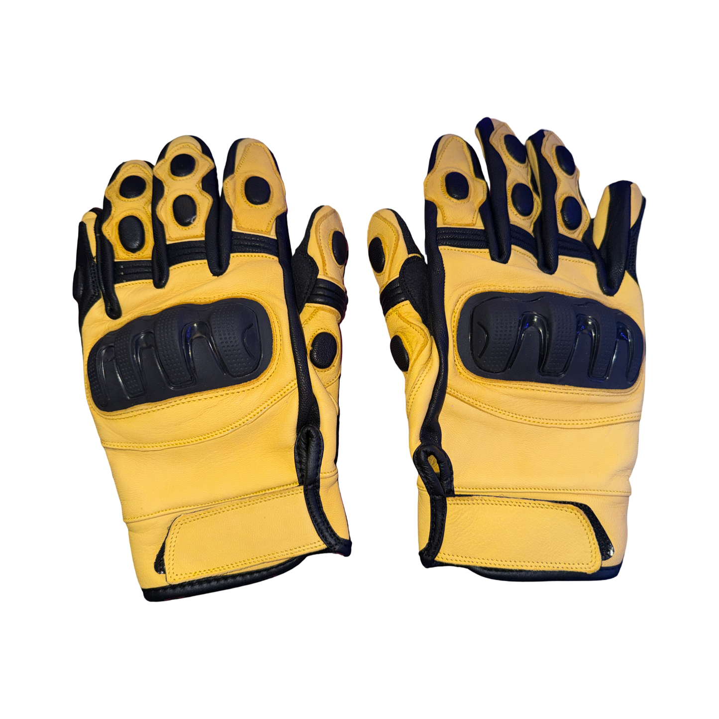 Motorcycle Gloves Racing Touchscreen Leather Knuckles Armored Riding Biker Gloves