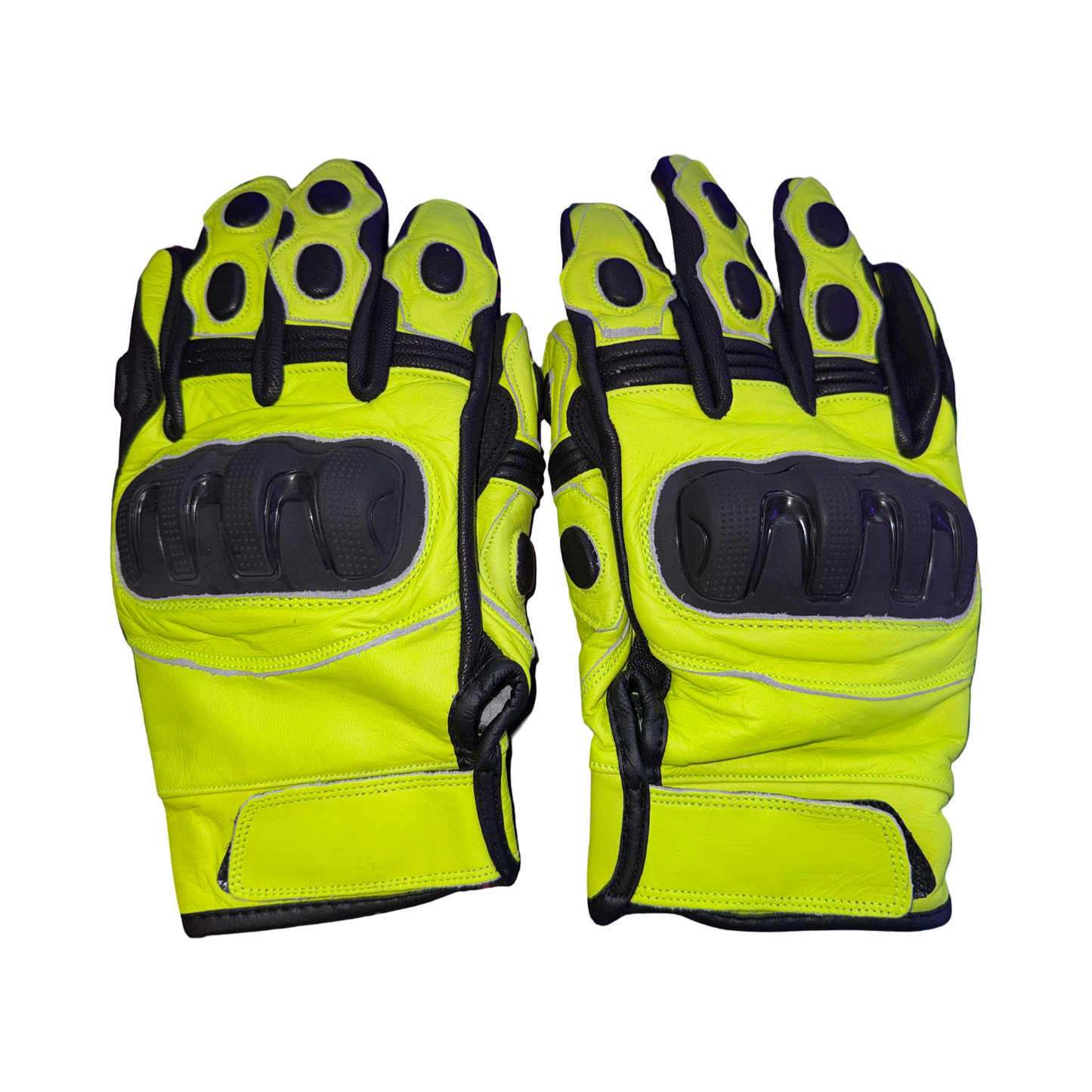 Motorcycle Gloves Racing Touchscreen Leather Knuckles Armored Riding Biker Gloves
