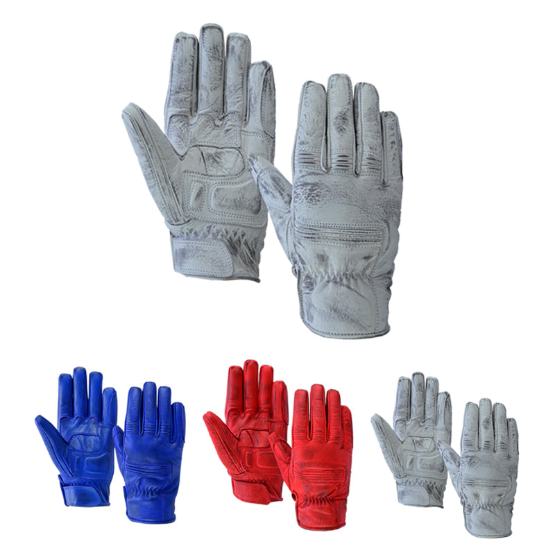 zocker handschuhe Leather Gloves Full Finger No Knuckle Protection Multicolor ZamGear – ZAMGEAR