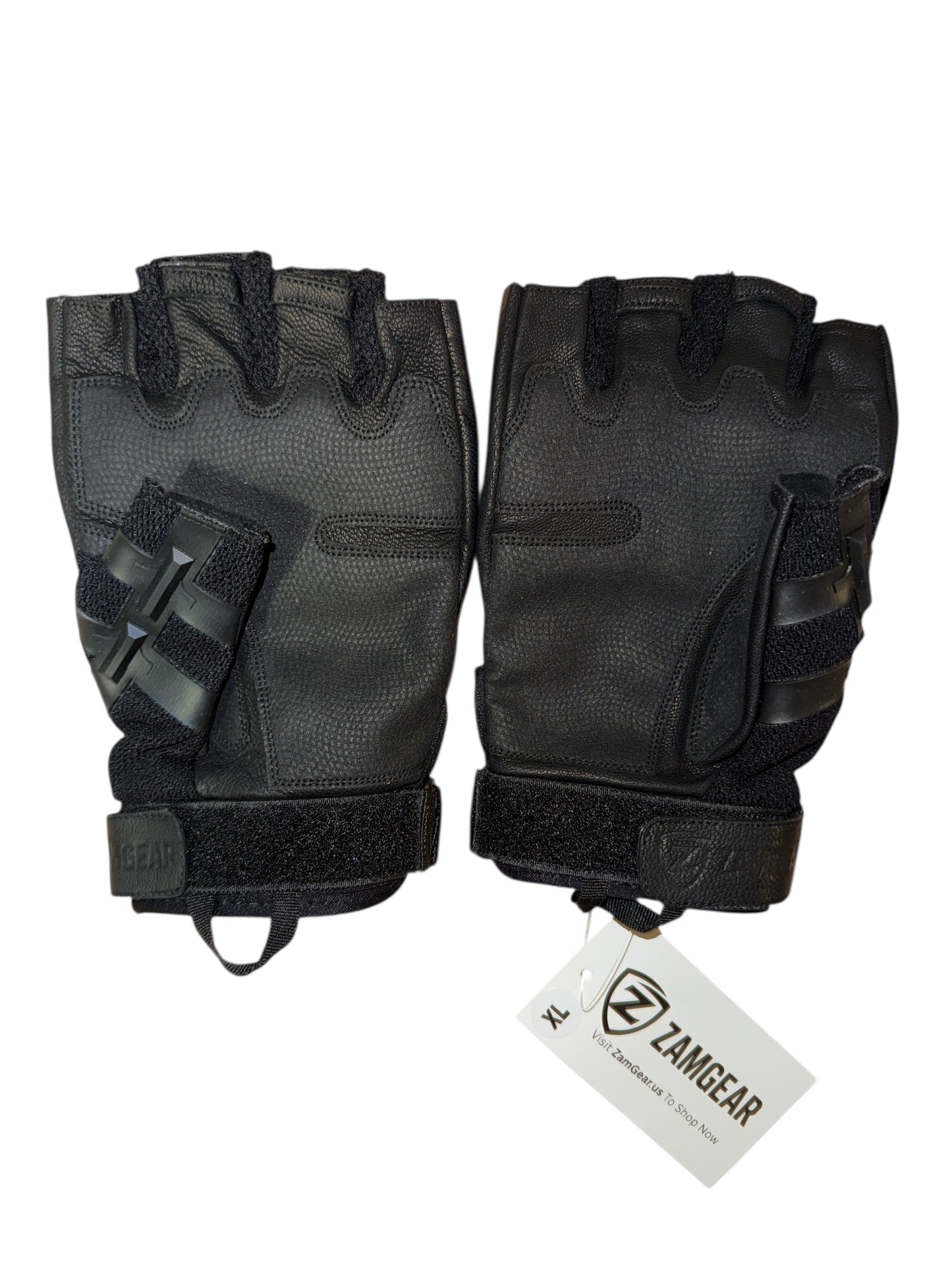 Tactical Gloves Half Finger Knuckle Protection Airsoft Paintball Cycling Multipurpose ZamGear