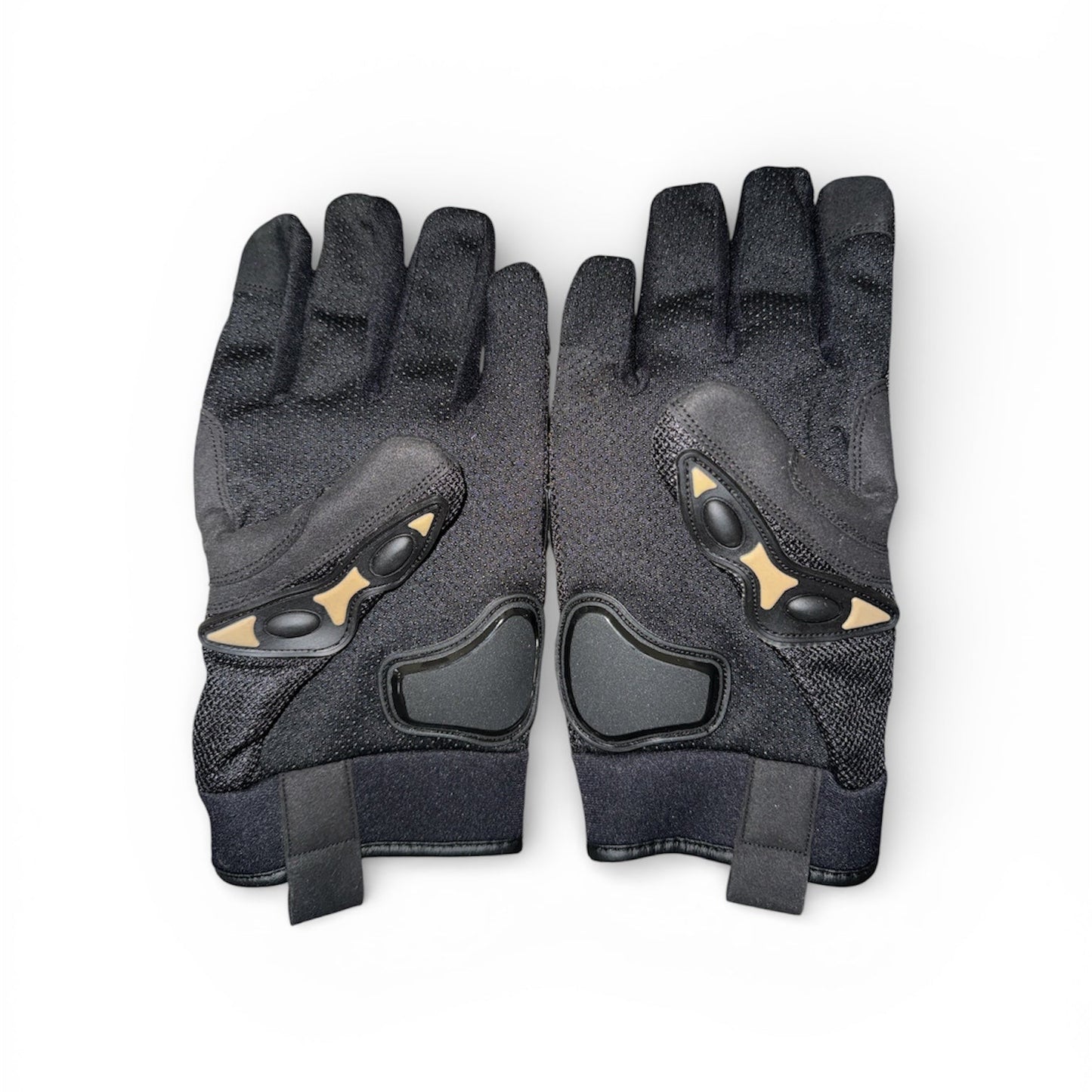 Motorcycle Leather Gloves Touchscreen, Knuckles Protection Riding Gloves