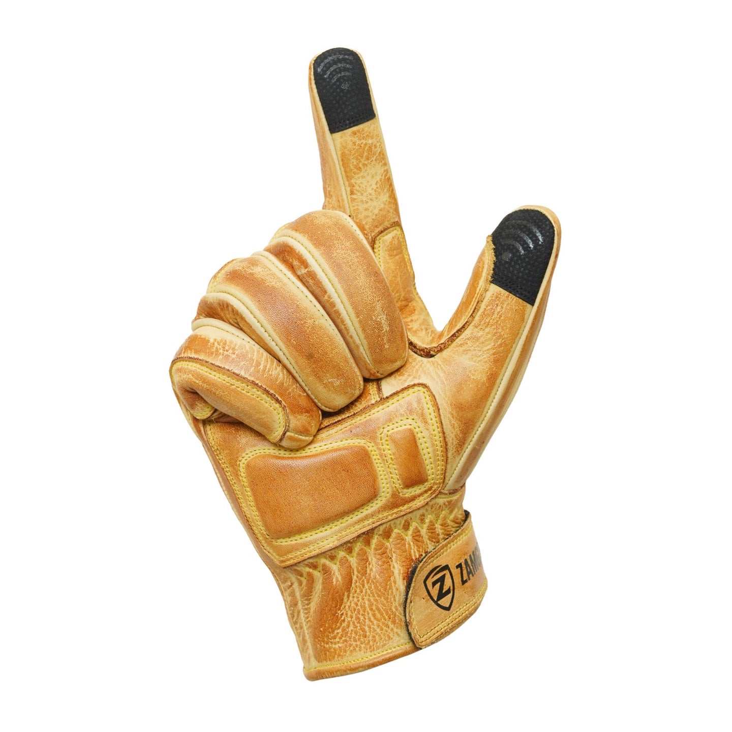 Leather Gloves Full Finger Multiple Color ZamGear