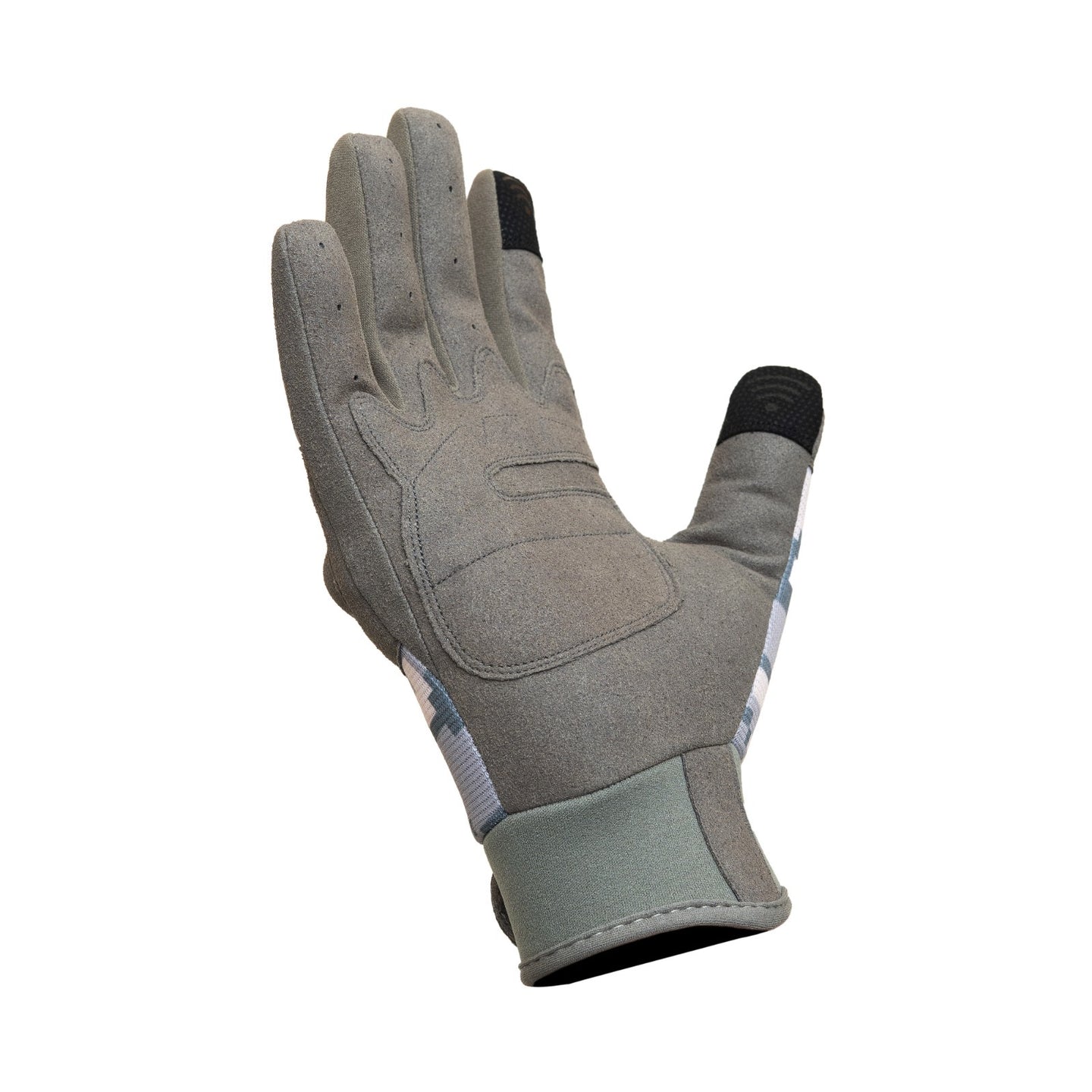 Tactical Gloves Grey Camo Knuckle Protection Touchscreen Airsoft Paintball Cycling ZamGear