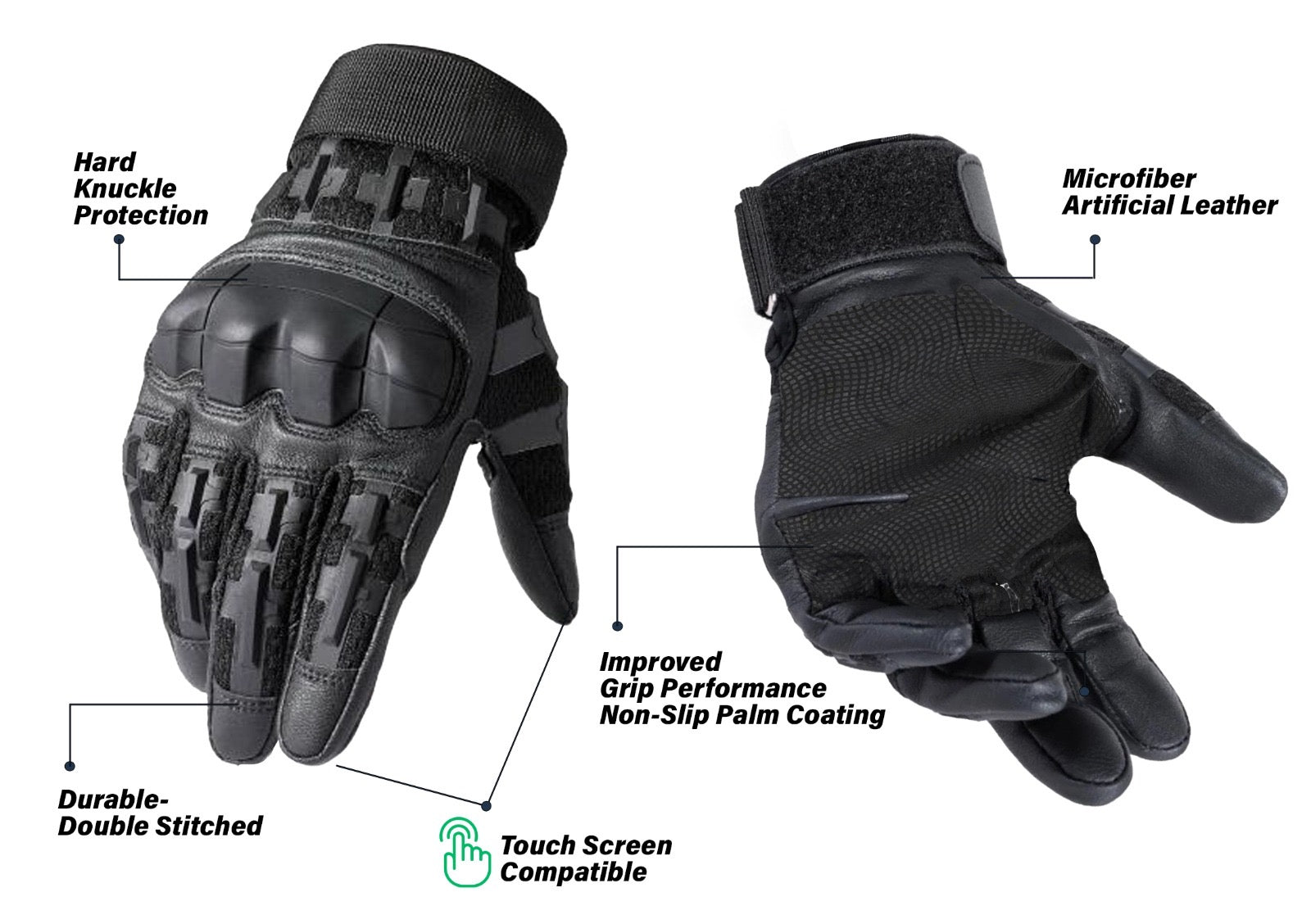 Tactical Gloves Full Finger Hard Knuckle Military Combat Hunting Outdoor Gear