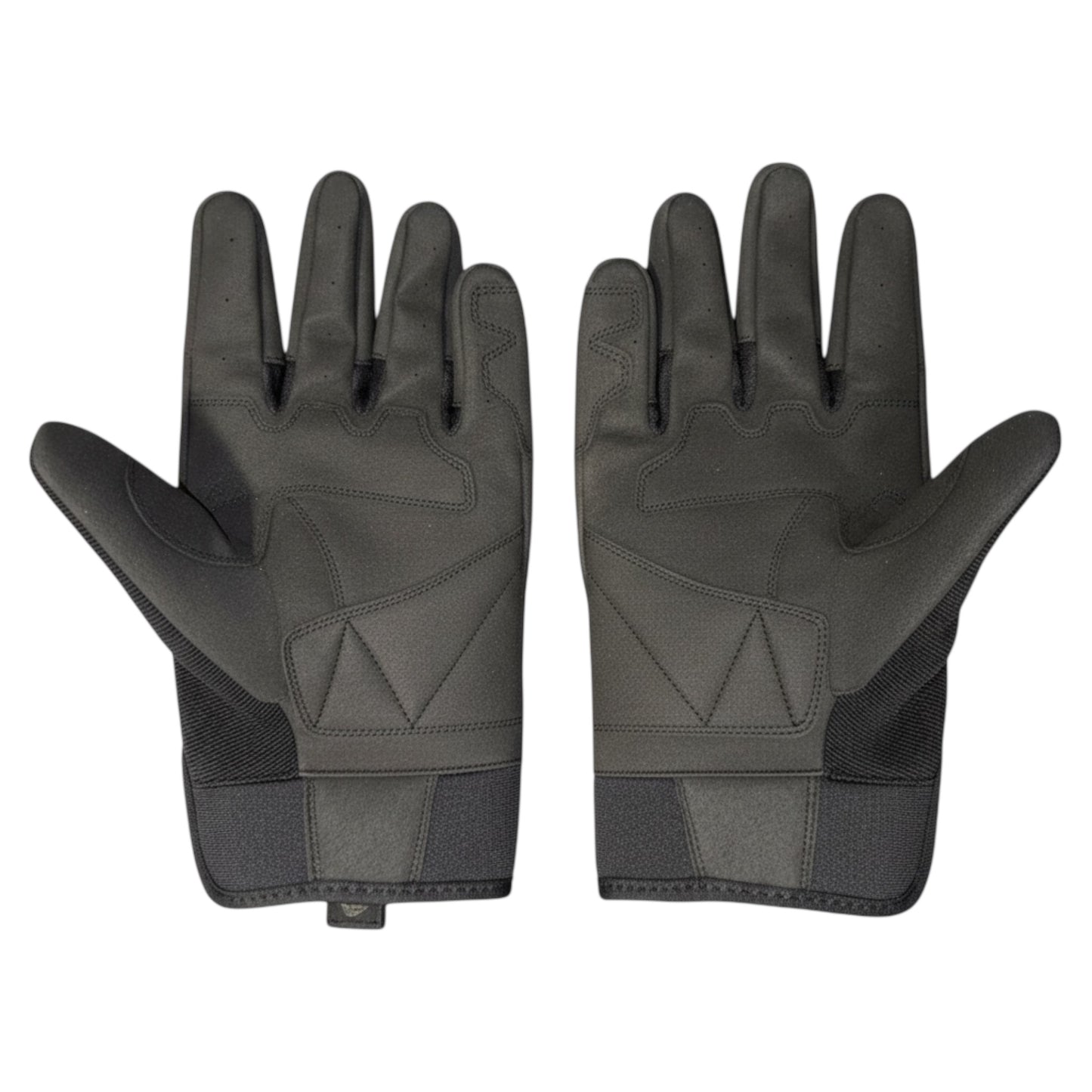 Leather Gloves Rubber Knuckle Protection Full Finger Touchscreen Compatible