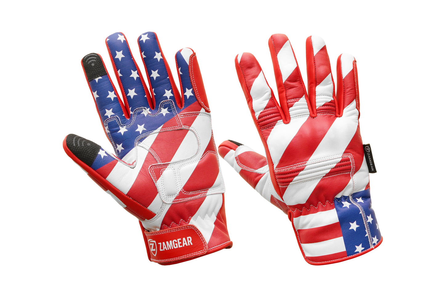 ZamGear Motorcycle USA Gloves – Limited Edition 200 Numbered Pairs