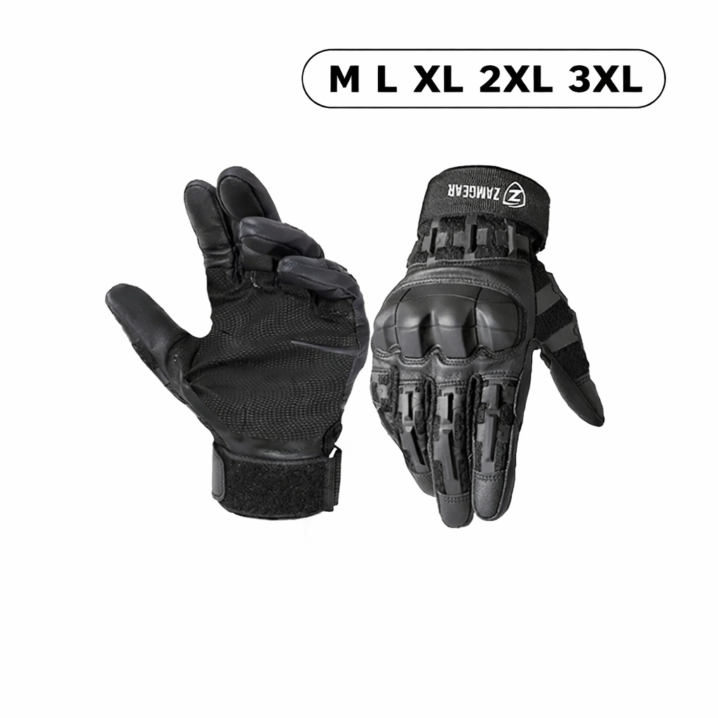 Tactical Gloves Black Knuckle Protection Touchscreen Airsoft Paintball Cycling Multipurpose ZamGear