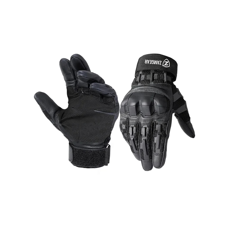 Tactical Gloves Black Knuckle Protection Touchscreen Airsoft Paintball Cycling Multipurpose ZamGear
