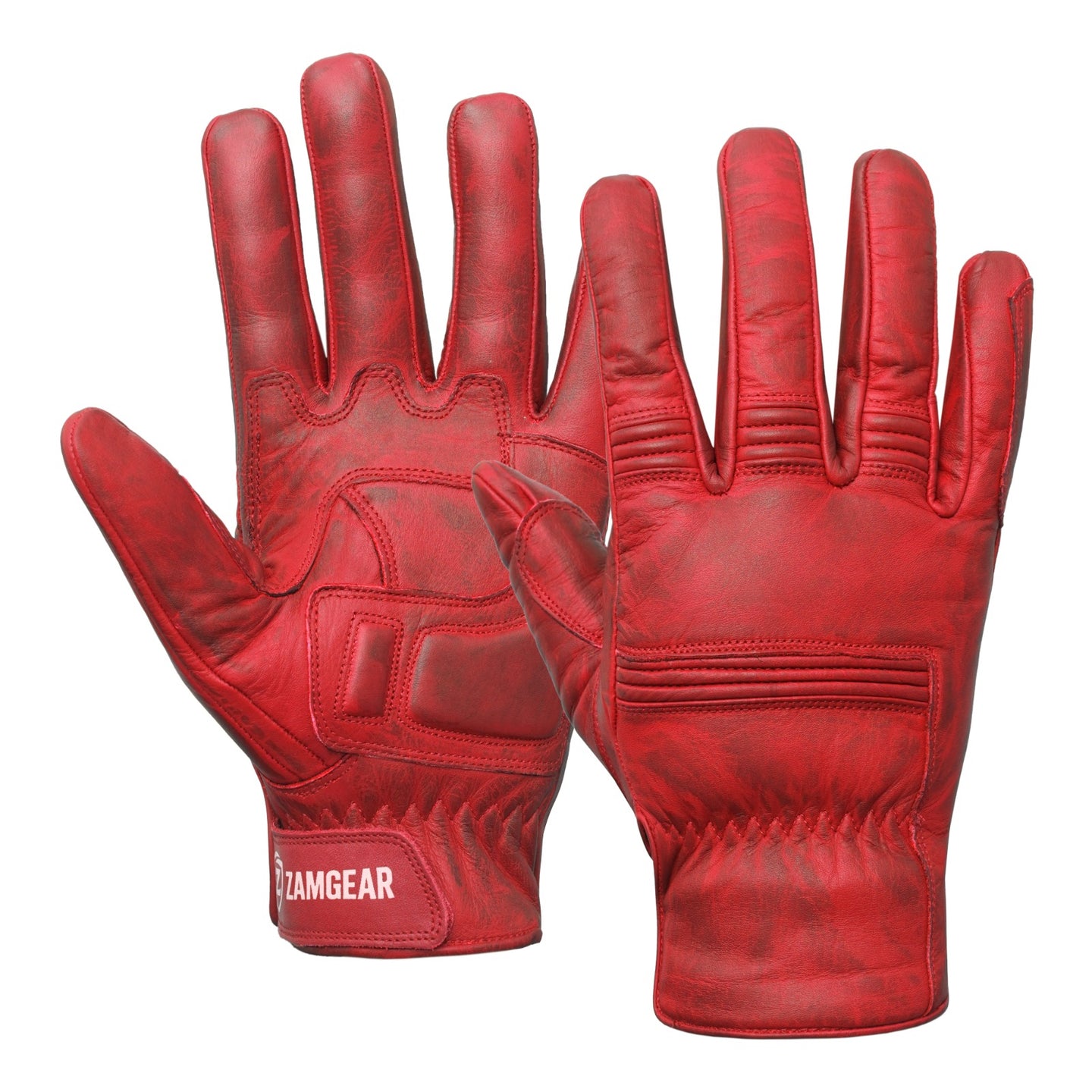Leather Gloves Full Finger Multiple Color ZamGear