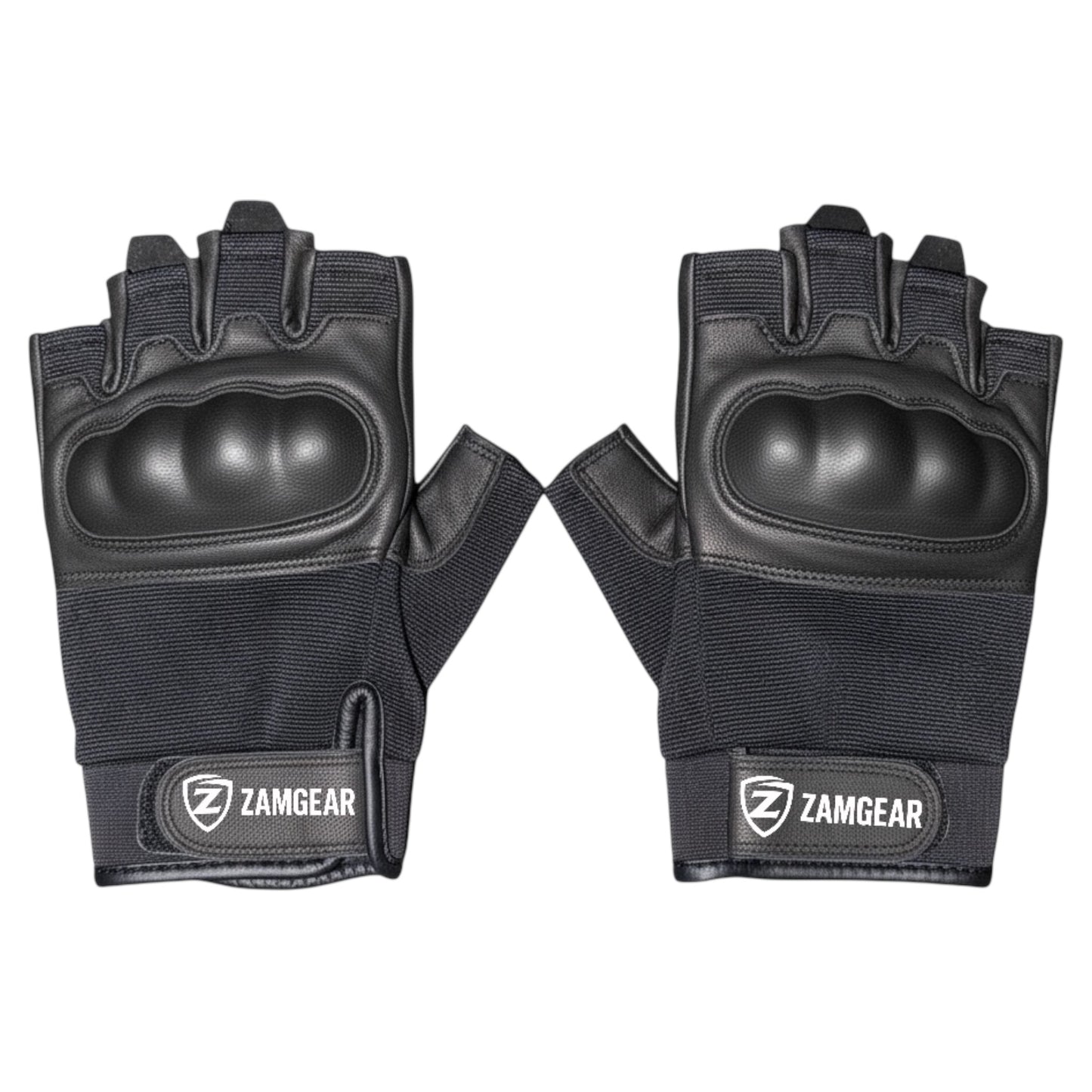 Tactical Gloves Half-Finger Knuckle Protection Touchscreen Airsoft Paintball Cycling Multipurpose ZamGear