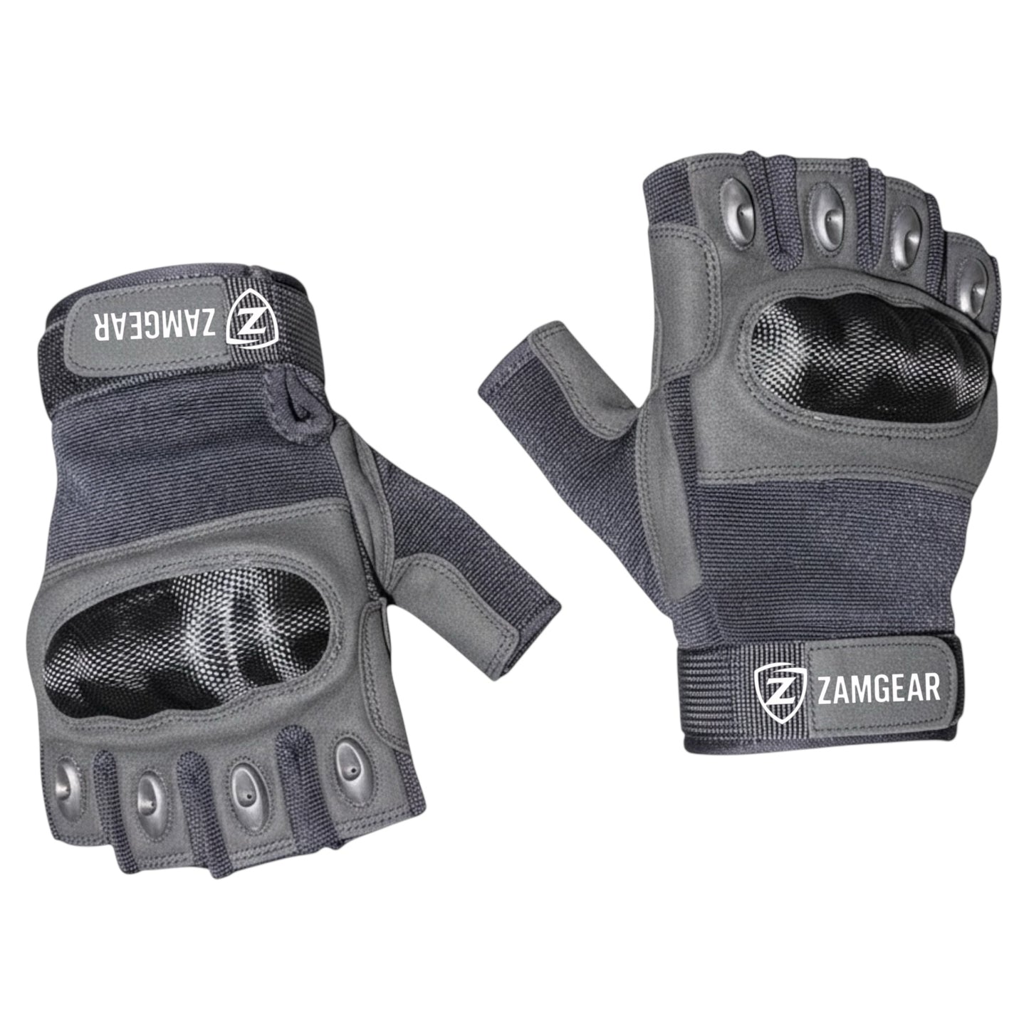 Tactical Gloves Half-Finger Knuckle Protection Touchscreen Airsoft Paintball Cycling Multipurpose ZamGear