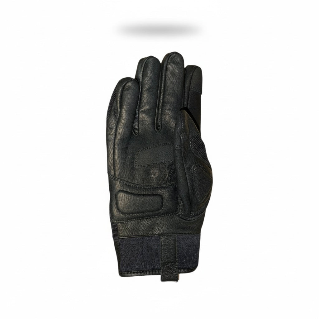 Leather Carbon Fiber Knuckle Designer Motorcycle Gloves Premium Full Finger