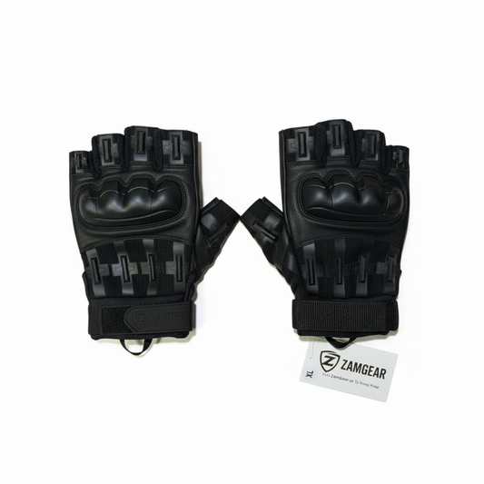 Tactical Gloves Fingerless Hard Knuckles Military Combat Outdoor Gloves