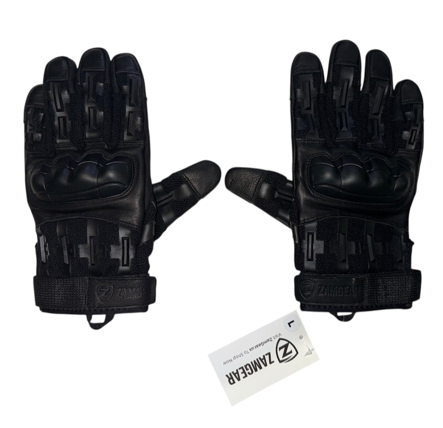 Tactical Gloves Black Knuckle Protection Touchscreen Airsoft Paintball Cycling Multipurpose ZamGear
