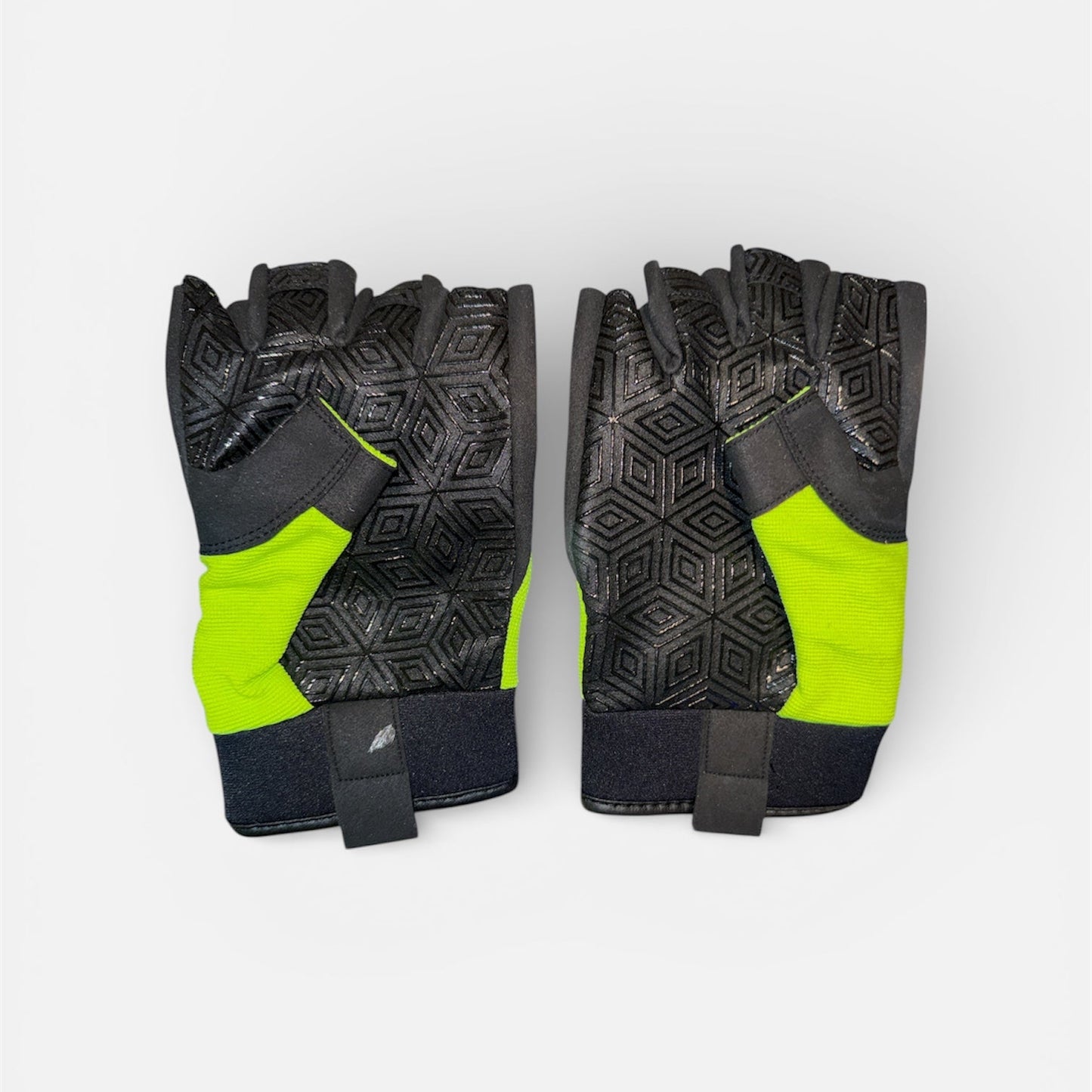 Tactical Half-Finger Gloves – Knuckle Protection, Breathable Mesh, Anti-Slip Grip, Motorcycle & Outdoor Gloves Neon Green