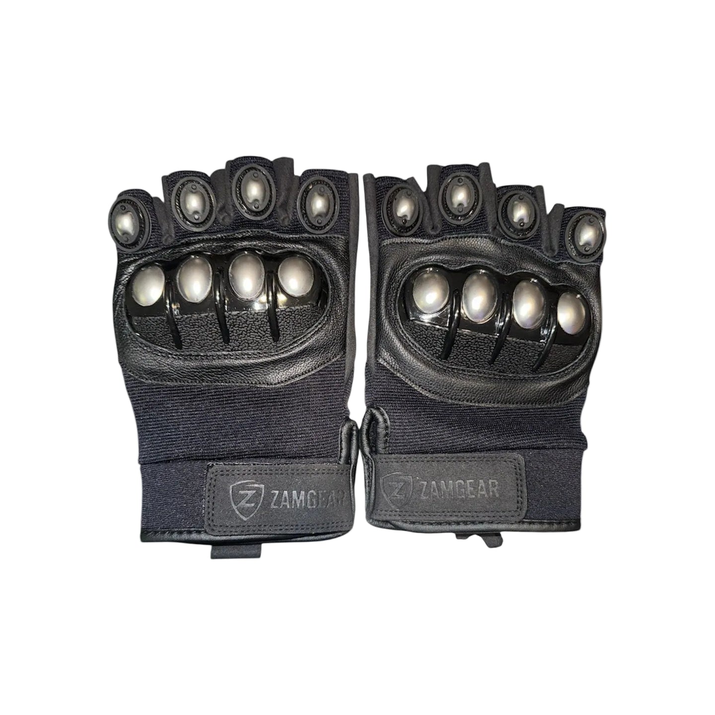 Tactical Half-Finger Gloves – Knuckle Protection, Breathable Mesh, Anti-Slip Grip, Motorcycle & Outdoor Gloves Black