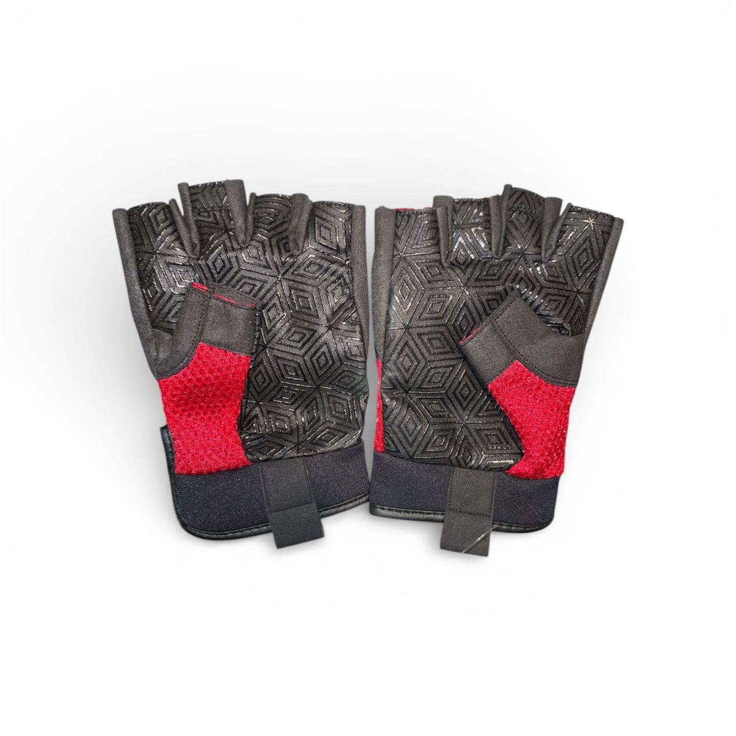 Tactical Half-Finger Gloves – Knuckle Protection, Breathable Mesh, Anti-Slip Grip, Motorcycle & Outdoor Gloves Red