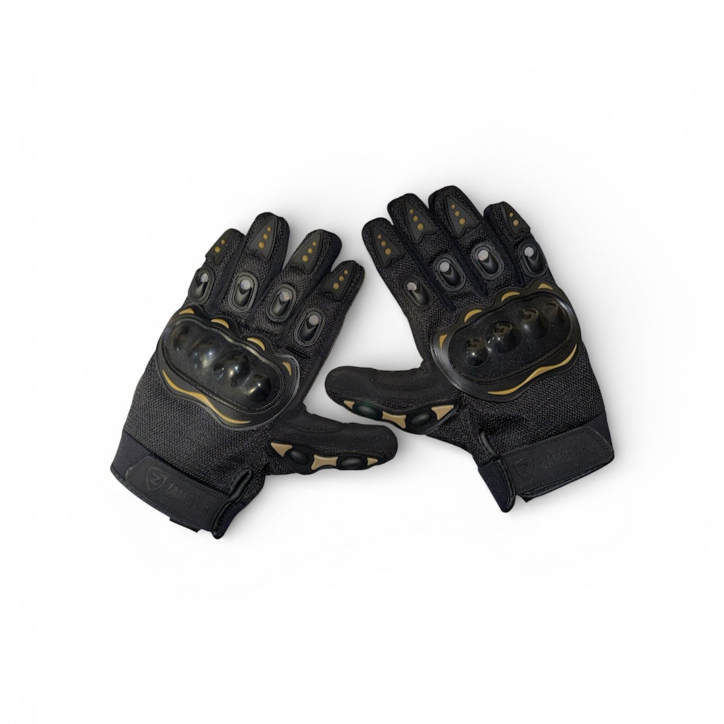 Motorcycle Leather Gloves Touchscreen, Knuckles Protection Riding Gloves