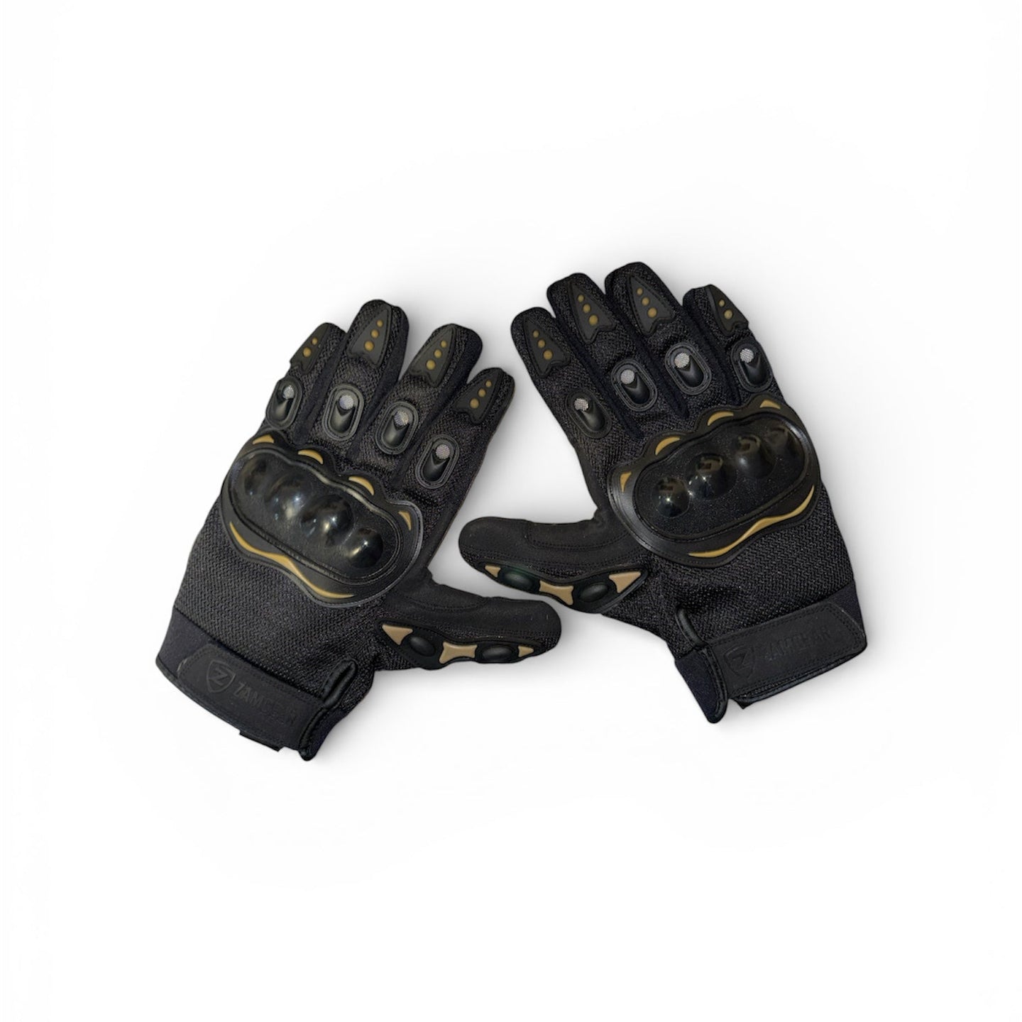 Motorcycle Leather Gloves Touchscreen, Knuckles Protection Riding Gloves