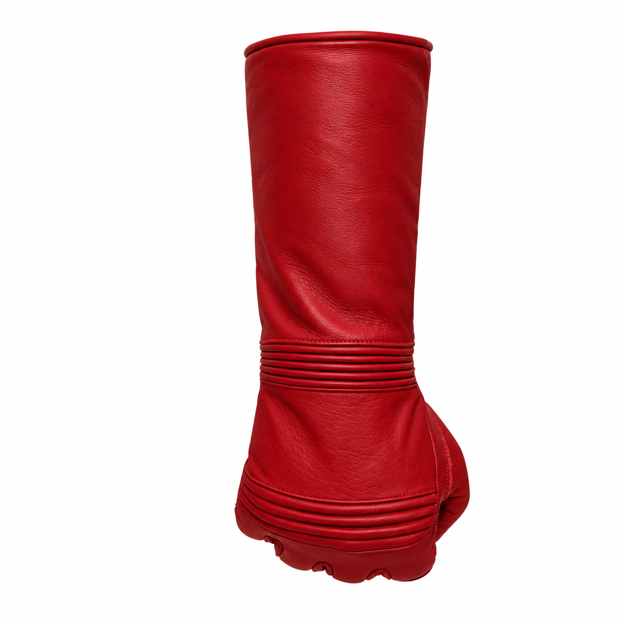 Red Leather Vigilante Costume Gloves Long Gauntlet Superhero Cosplay ZamGear