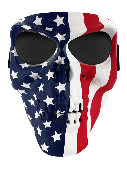 Skull Mask Flag - Smoke Lens