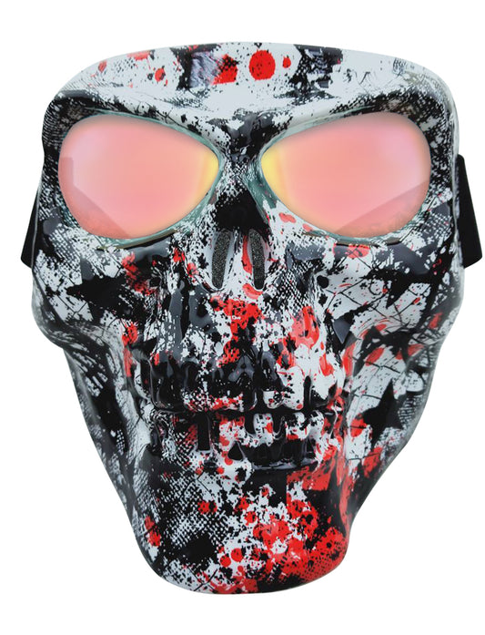Skull Mask Star - Clear G-Tech Red Lens
