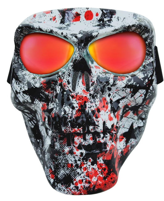 Skull Mask Star - Smoke Lens G-Tech Red Coating