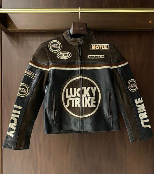Men's Classic Vintage Leather Jacket – Premium Quality Motorcycle Style